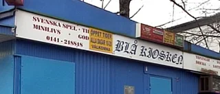 Döms för kioskrån