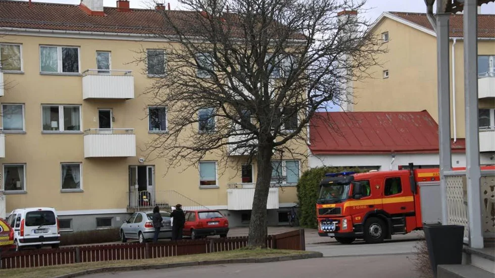 Räddningstjänsten kom men branden var redan släckt.