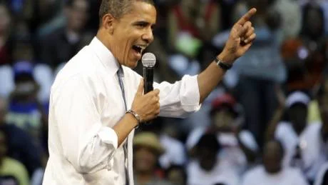 Barack Obama leder stort framför John McCain när det gäller vem som är bäst skickad att lösa USA:s ekonomiska problem.