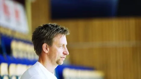 Tränaren Janne Johansson.