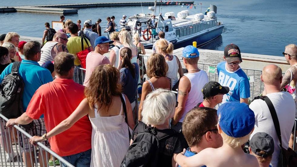 SUCCÈ. Stella Marina har nära 1000 påstigningar per dag när vädret är på topp.