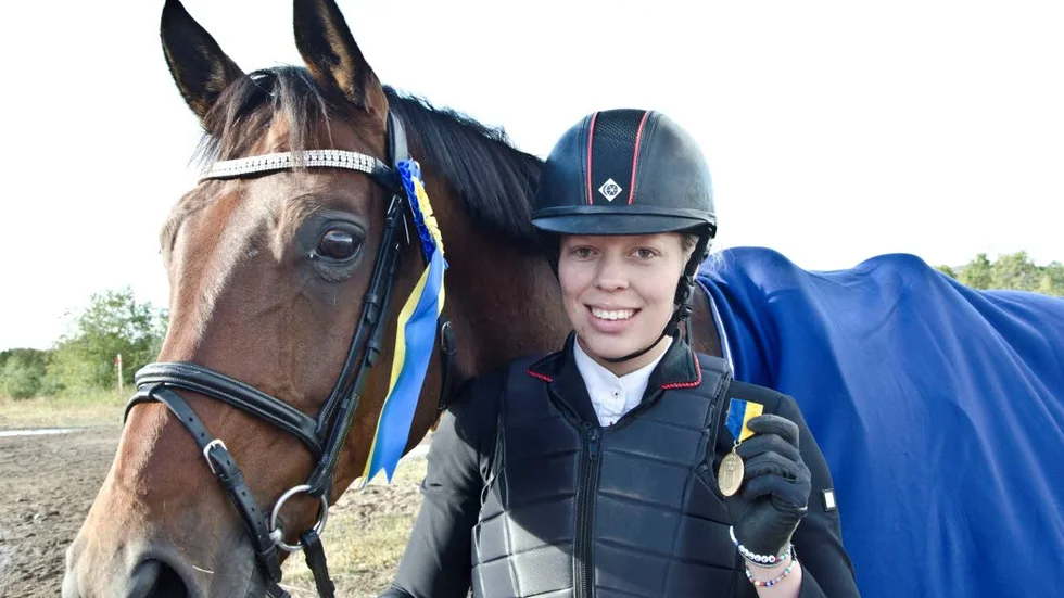 Wilma Marklund från Piteå är uttagen till junior-EM i hästhoppning.