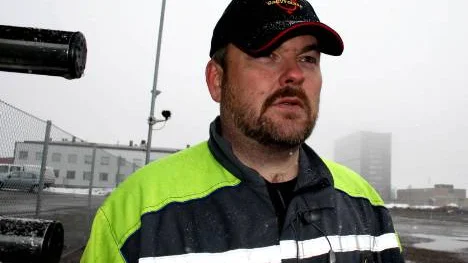 Fackföreningar i Malmfälten, bland andra Harry Rantakyrö i Gruvtolvan, kräver att staten avstår från LKAB:s aktieutdelning i år.FOTO: Jessica Rosengren