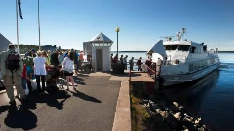 Antalet besökare som tog turbåten ut i Luleå skärgård minskade drastiskt i sommar.FOTO: Pär Bäckström