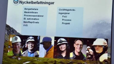 LKAB:s rekryteringsbehov beror på pensionsavgångar och på de tre nya gruvorna i Svappavaara-området.