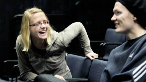 Klara Bendz och Kjartan Hansen ser framtiden an med tillförsikt. De känner att de har gjort rätt yrkesval och det är en bra grund att stå på.