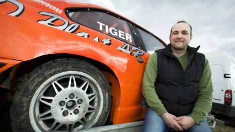 Fredrik Tiger från Kalix tappade totalledningen inför seriefinalen på grund av ett dåligt val av däck.