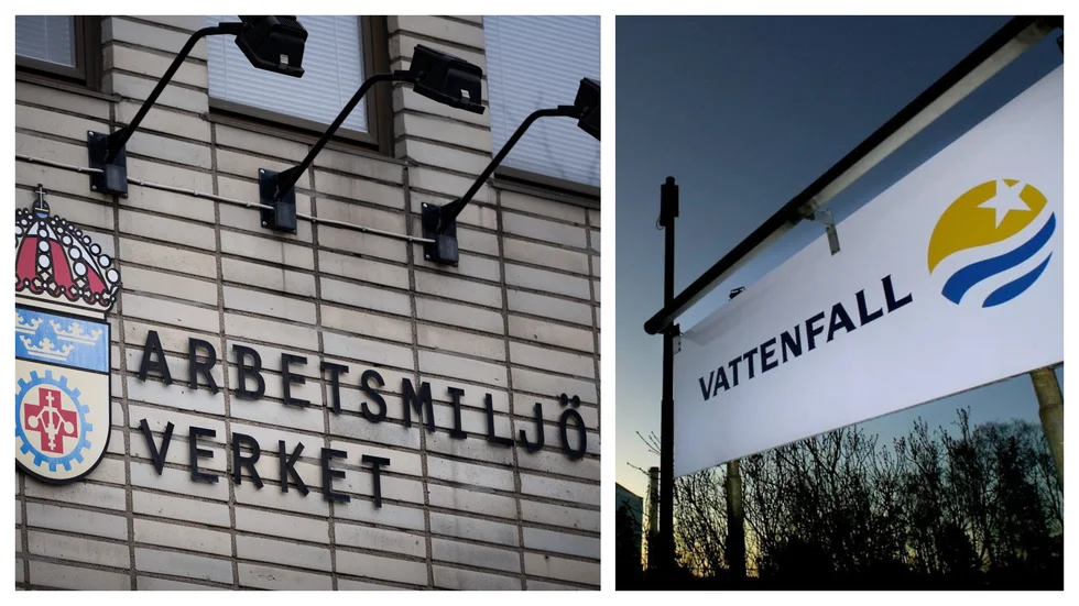 Vattenfall har anmält arbetsplatsolyckan till Arbetsmiljöverket.