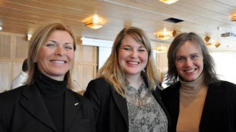 Kathleen Hahne, Jenny Larsson och Carina Lundeholm gav råd inför utvecklingen av Kalix centrum.