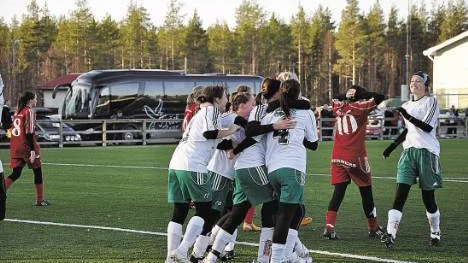 Trots en fjärde plats var Assi nöjda med insatsen i SM-slutspelet.FOTO: K-L Sundqvist