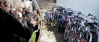 Stulna cyklar auktioneras ut