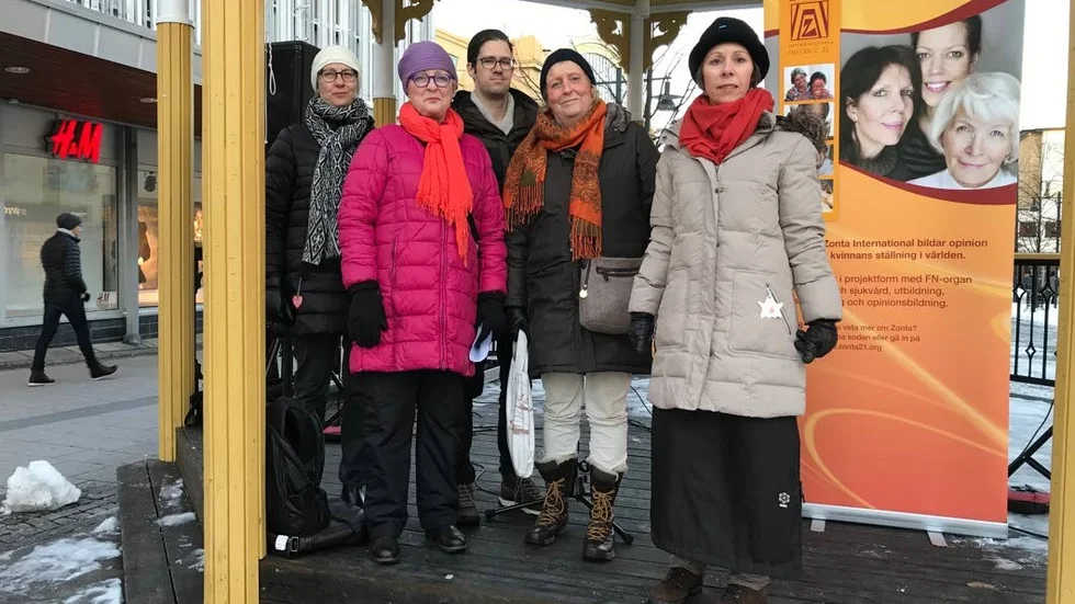 Ingrid Olsson, Gunilla Forsten, Anders Finnberg, Gunn Andersson och Åsa Wilén.