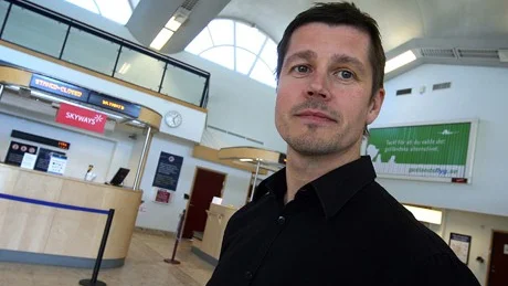 Ola Mattsson, vd för Gotlandsflyg AB, jobbar för att utöka trafiken i tomrummet efter konkurrenten Skyways.