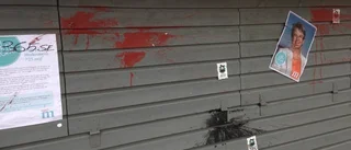 Vänsterextrema förstörde M:s valstuga