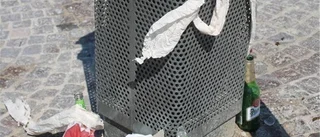 Stökigt i innerstan efter midsommar