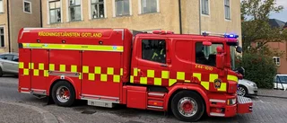 Räddningstjänsten larmades till innerstan