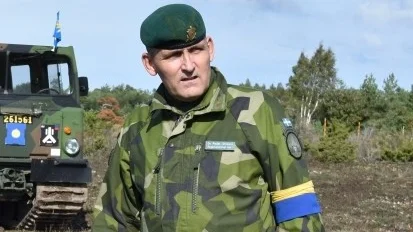 Peder Ohlsson, övningsledare Aurora 17 Gotland.