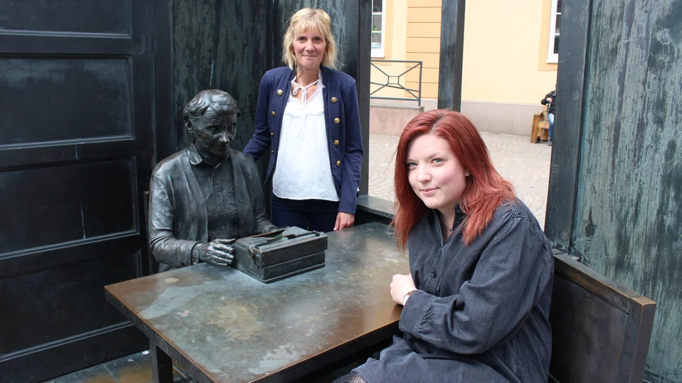 Astrid Lindgren, Malin Albertsson och Lina Lundahl.