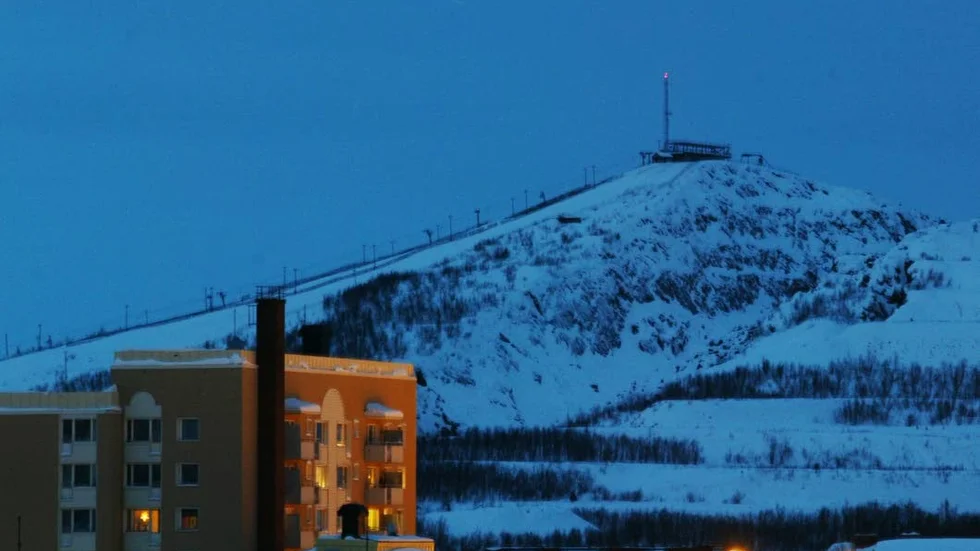 Olyckan inträffade en bit norr om slalombacken vid Loussavaara.