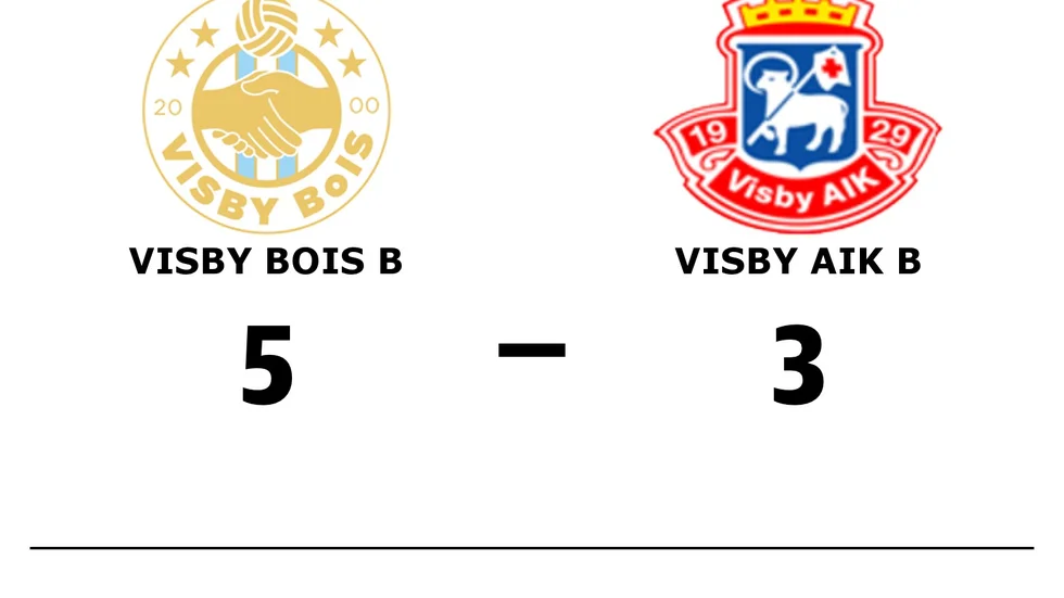 Visby BoIS B vann mot Visby AIK B
