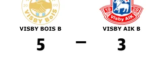 Seger för Visby BoIS B på hemmaplan mot Visby AIK B