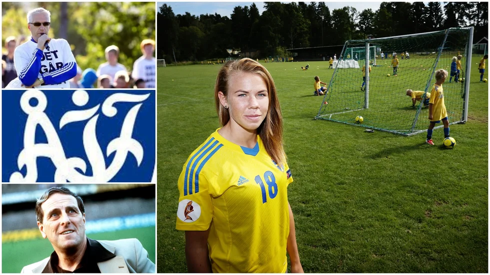 Håkan Fridén, Georg "Åby" Ericson och Jessica Wik är några av profilerna under Åby IF:s stolta historia