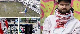 Prideflaggor vandaliserade inför East Pride • Skars ner från flaggstängerna • "Hot och våld är ständigt närvarande"