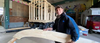 Jan bygger tiny houses för de som söker alternativt boende: "Jag har fastnat för cirkusvagnsstil på lastbilssläp"