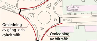 SKISS: Så kommer du förbi vägbygget