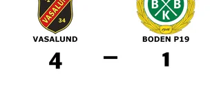 Boden P19 föll mot Vasalund på bortaplan