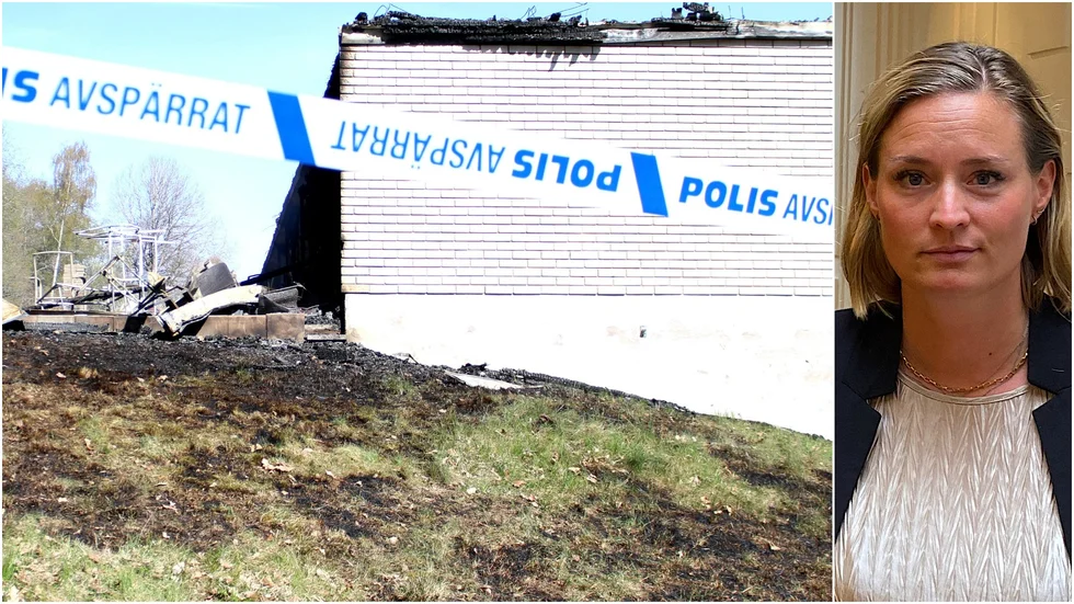 Åklagare Karin Lejefors leder utredningen kring branden i Klockaretorpet.