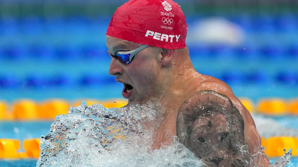 Adam Peaty under OS i fjol.
