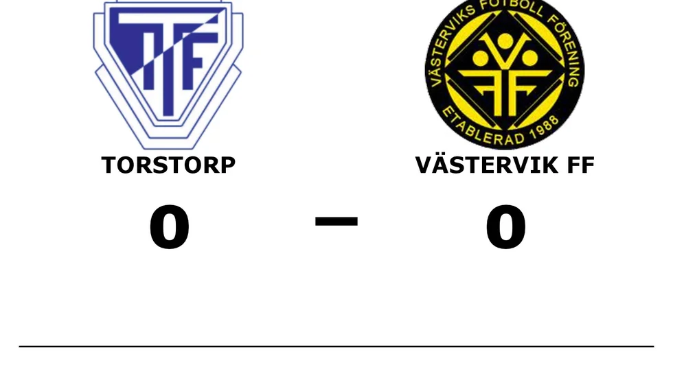 Torstorps IF spelade lika mot Västerviks FF