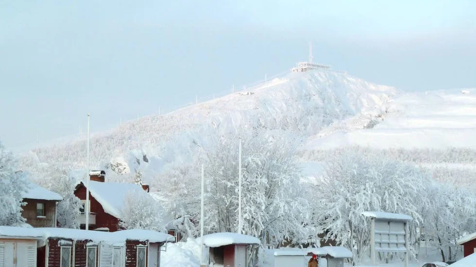 Ny silhuett. I höst kommer Luossabacken ha en ny stollift, med fyrstolsbredd.