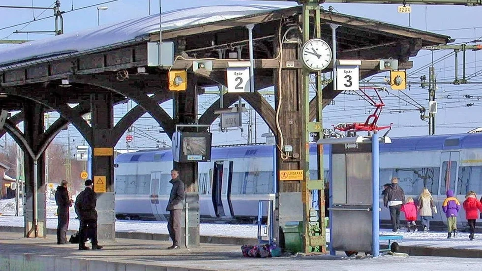 Centralstationen i Boden berörs av förseningarna.
