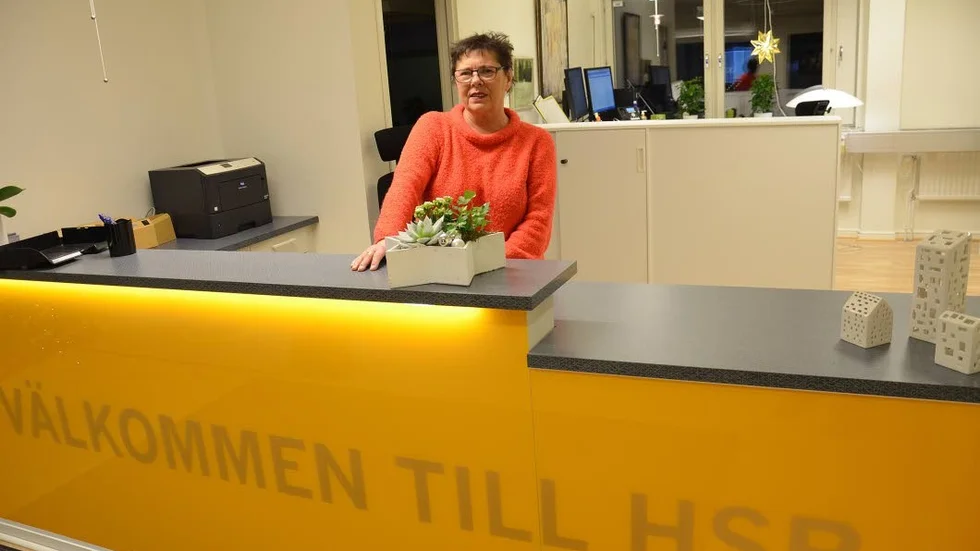 Ljust kontor. Pia Wibron, fastighetsadministratör, har mött många nöjda besökare efter flytten.