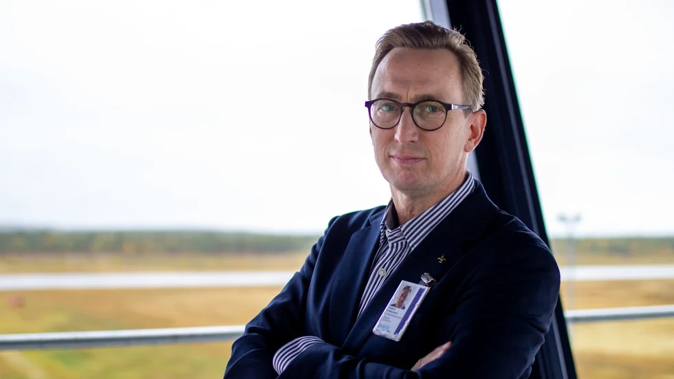 Robert Pettersson, flygplatschef i Pajala.
