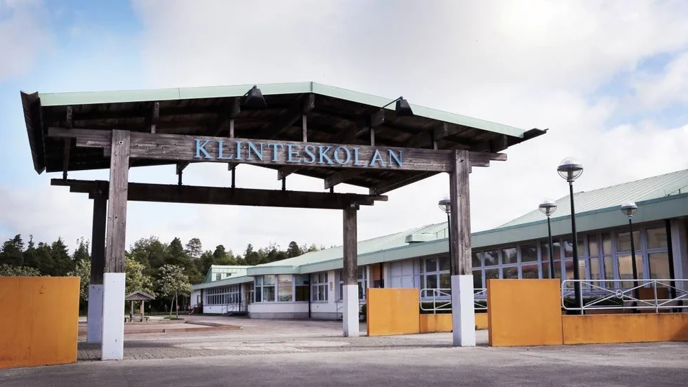 Räddningstjänsten fick rycka ut till en brand i Klinteskolan på måndagen.