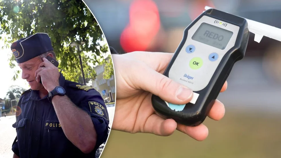 Under söndagsmorgonen gjordes en stor nykterhetskontroll på förarna som skulle ombord på färjan över till fastlandet