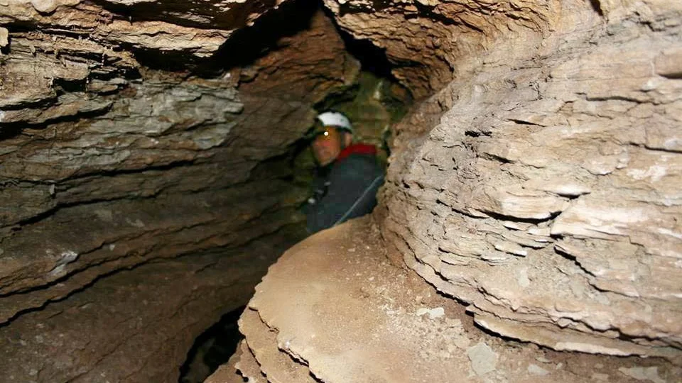 Nyupptäckten. Speleologen Leif Engh menar att det nya grottsystemet definitivt hänger ihop med Lummelundagrottan.