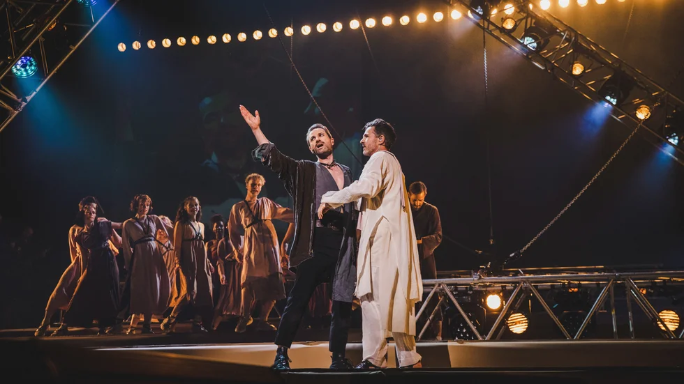 Jesus Christ Superstar spelades på fredagen och lördagen i Saab arena i Linköping.