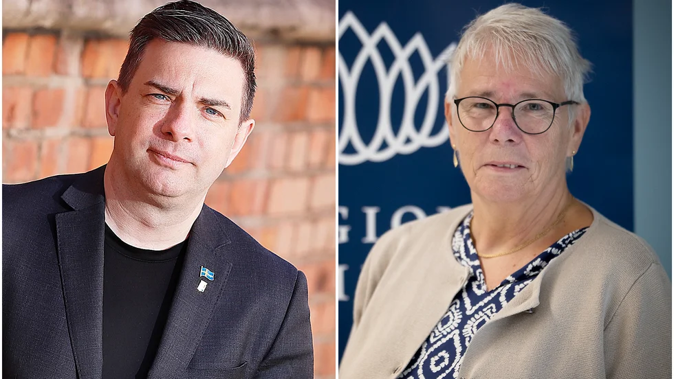 Jimmy Jansson (S), kommunstyrelsens ordförande i Eskilstuna, och Monica Johansson (S), ordförande för regionstyrelsen.