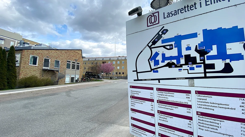 Lasarettet i Enköping.