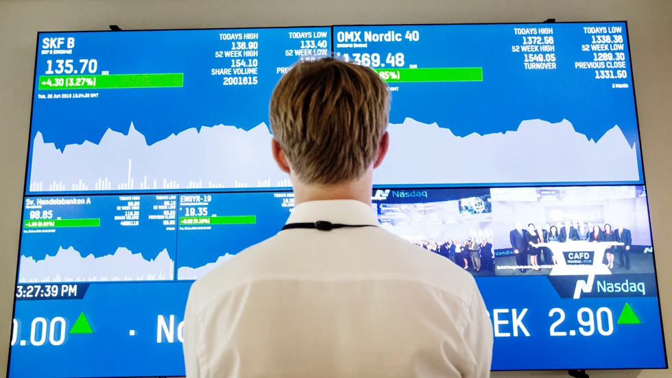 "Vi är ute på ny mark", enligt experten. Börsens rörelser är extremt svårbedömda just nu. Arkivbild.
