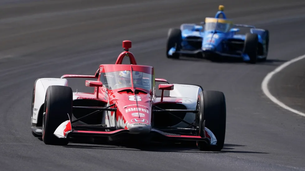 Marcus Ericsson hade inget med tätstriden att göra i Indycarseriens fjärde deltävling. Arkivbild.