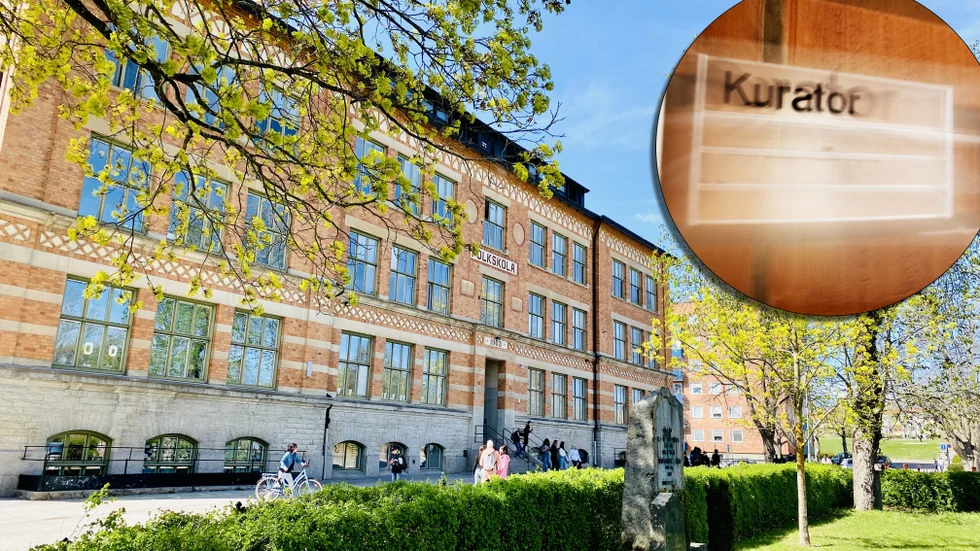 Stämningen på Slottsskolan var lugn på torsdagen, dagen efter skottlossningen i området.