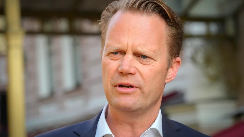 Danmarks utrikesminister Jeppe Kofod tidigare i veckan.