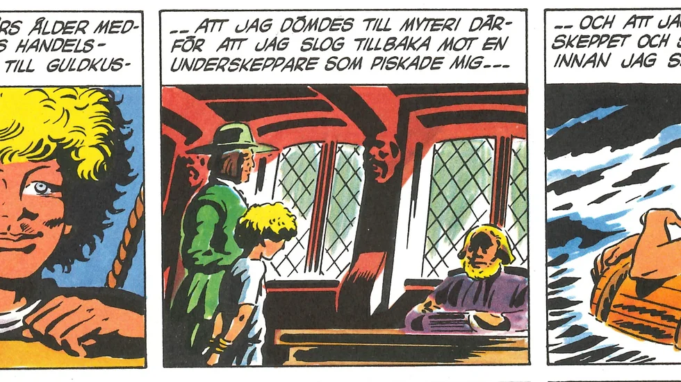 Johan Vilde på Louis De Geers skepp. 
