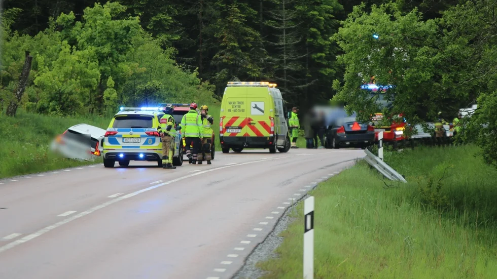 Olyckan på väg 55.