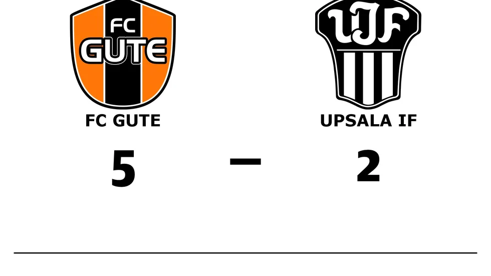 FC Gute vann mot Upsala IF Fotboll